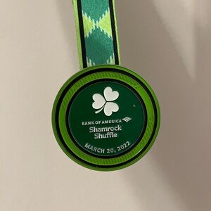 Bank of America Shamrock Shuffle Medal — Green